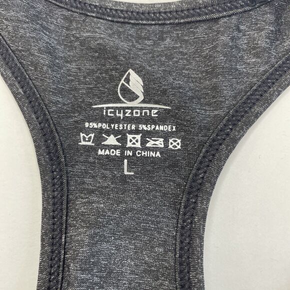 ICYZONE Black Rose Gold Workout Tank Racerback Size L If I Was A Jedi Star Wars - Picture 5 of 8